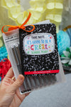 Back to School Notebook Gift Tag