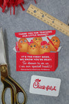 Back to School Chicken Nugget Gift Card Holder