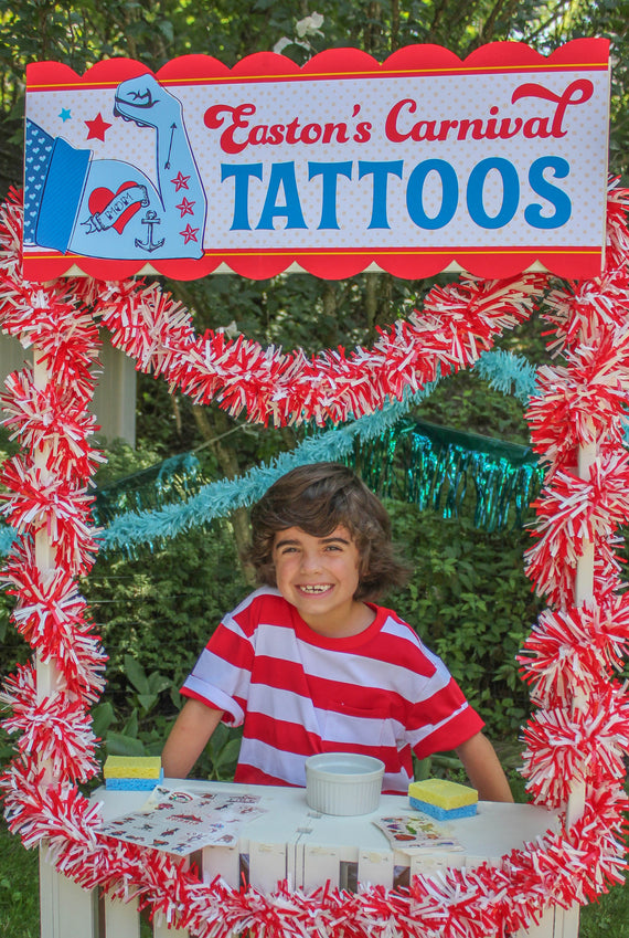 "Carnival Tattoos" Sign