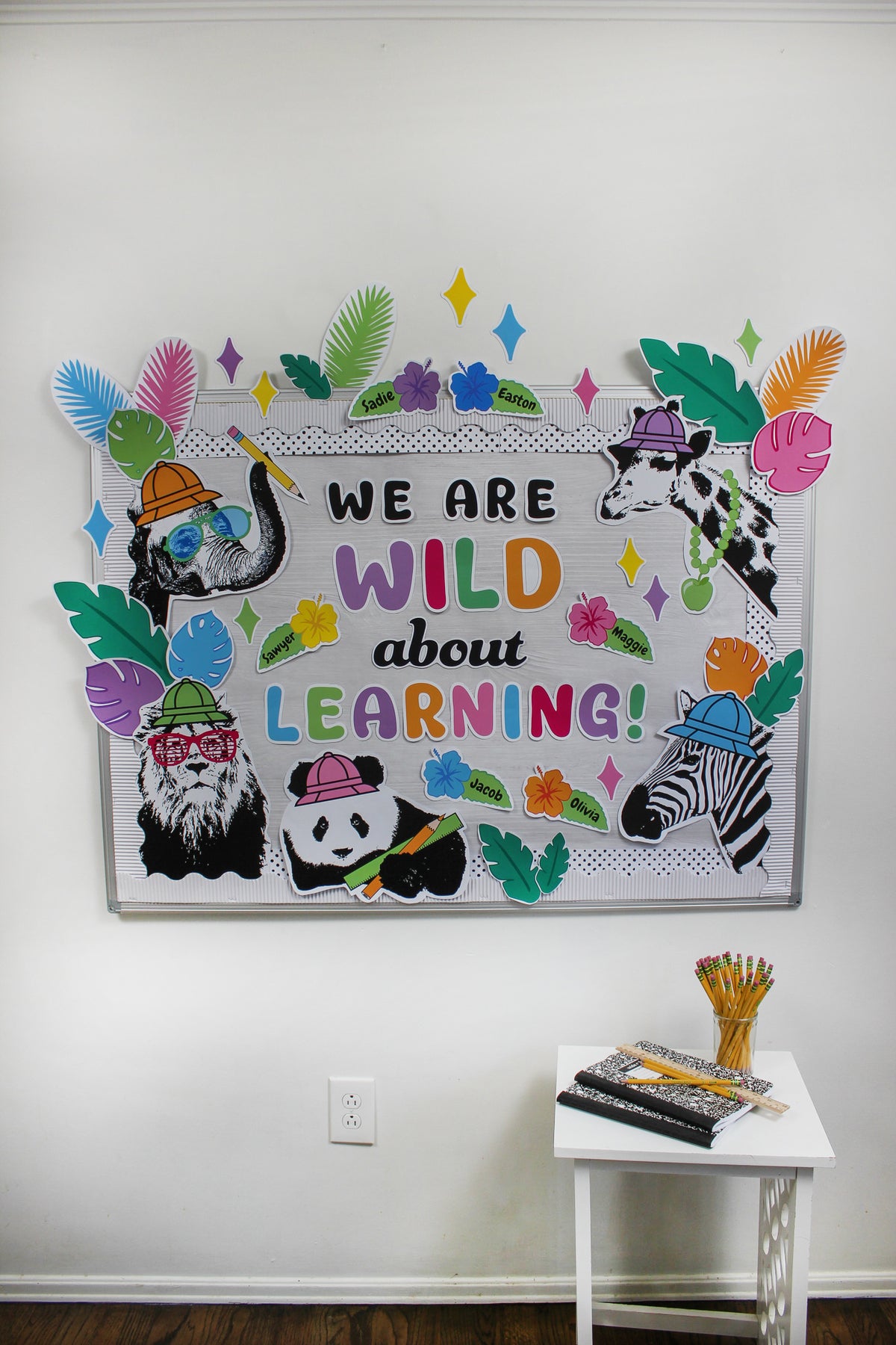 "Wild About Learning" Bulletin Board