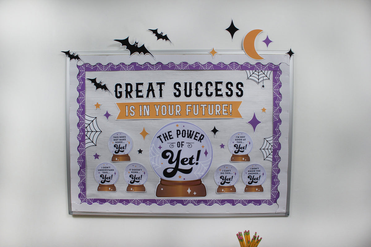 "The Power of Yet" Crystal Ball Halloween Bulletin Board