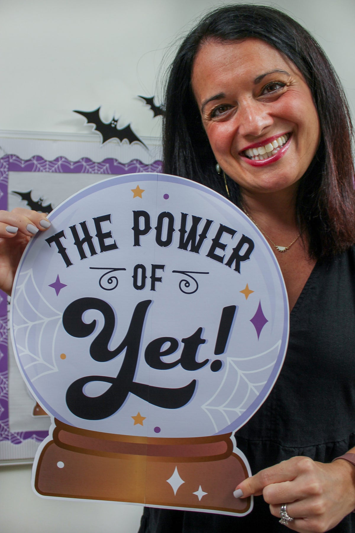 "The Power of Yet" Crystal Ball Halloween Bulletin Board