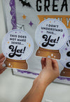 "The Power of Yet" Crystal Ball Halloween Bulletin Board