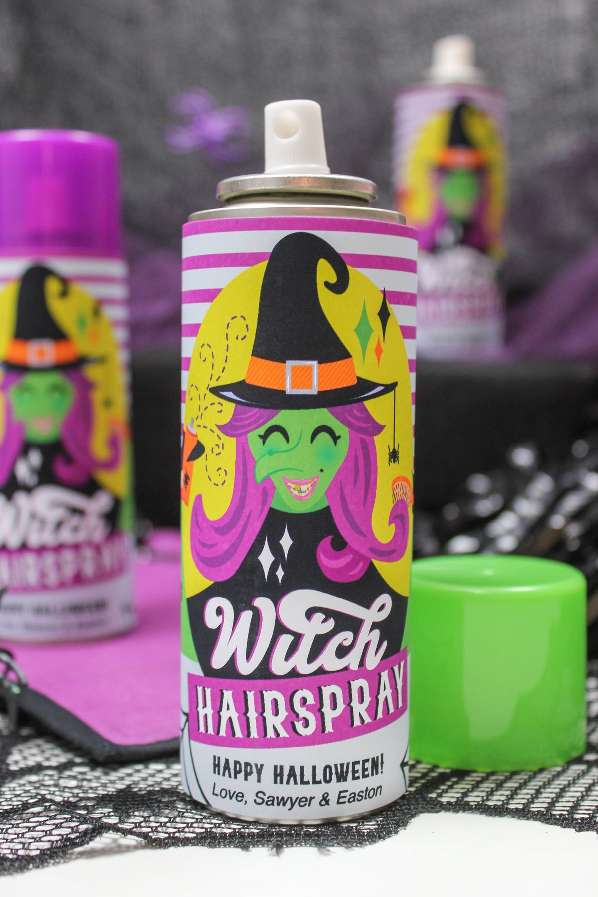 Witch Hairspray Silly String Halloween Gift