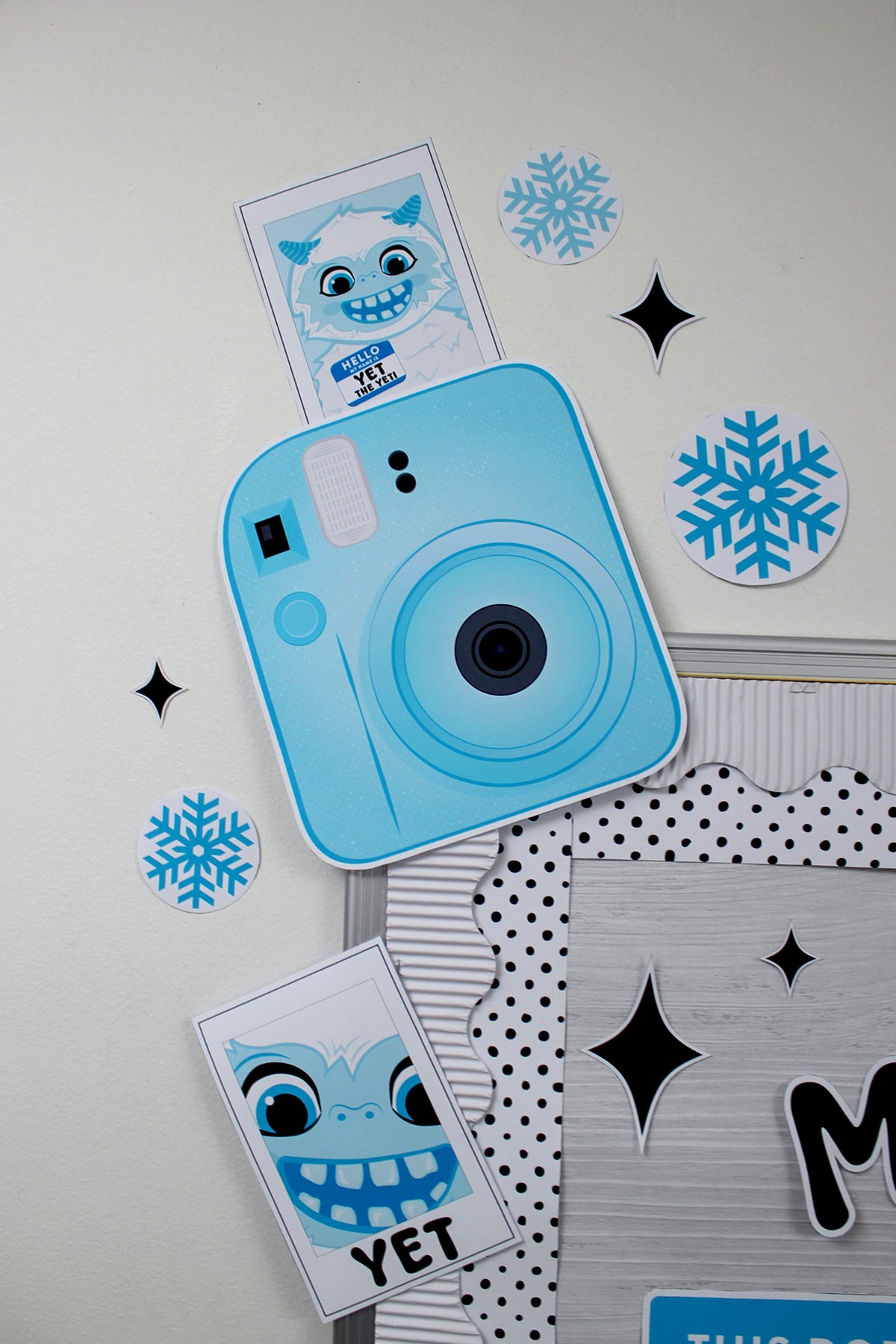 "Believe in the Magic of Yet" Yeti Winter Bulletin Board