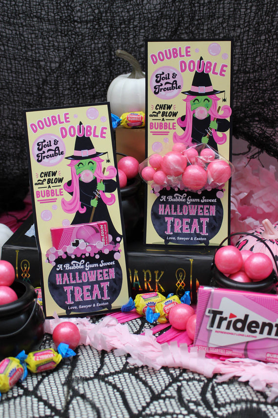 Bubble Gum Witch Halloween Treat