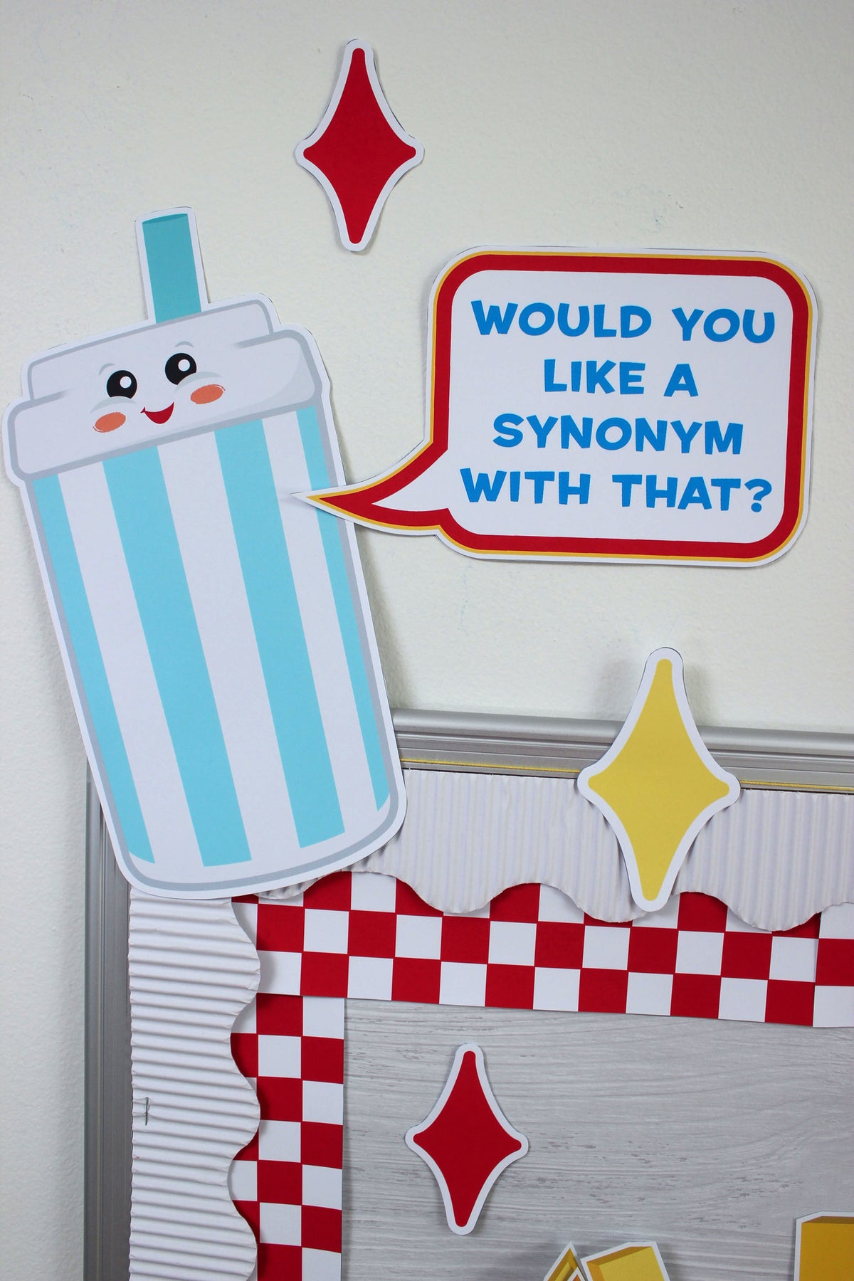 Overused Words Synonym Bulletin Board Kit
