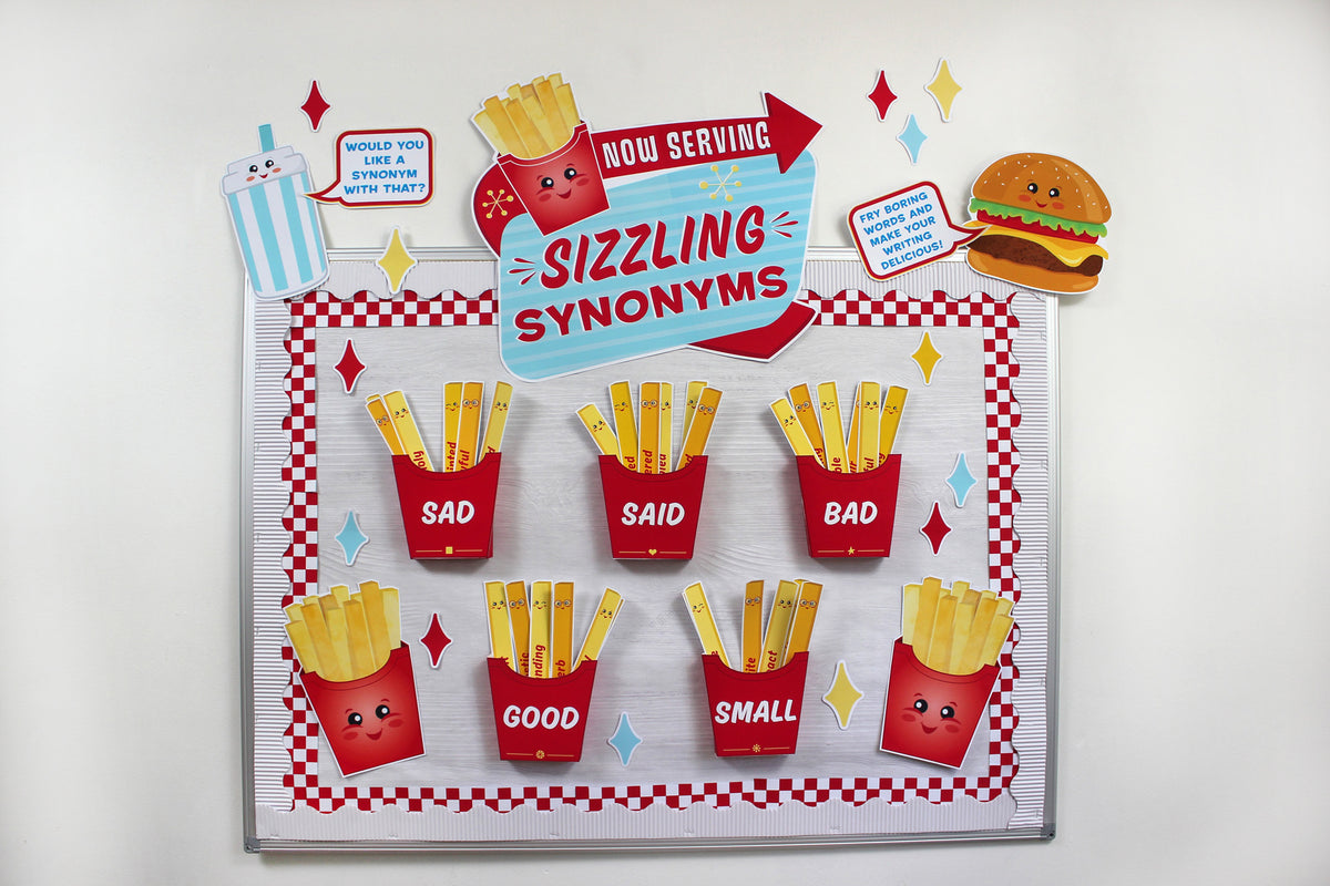 Overused Words Synonym Bulletin Board Kit