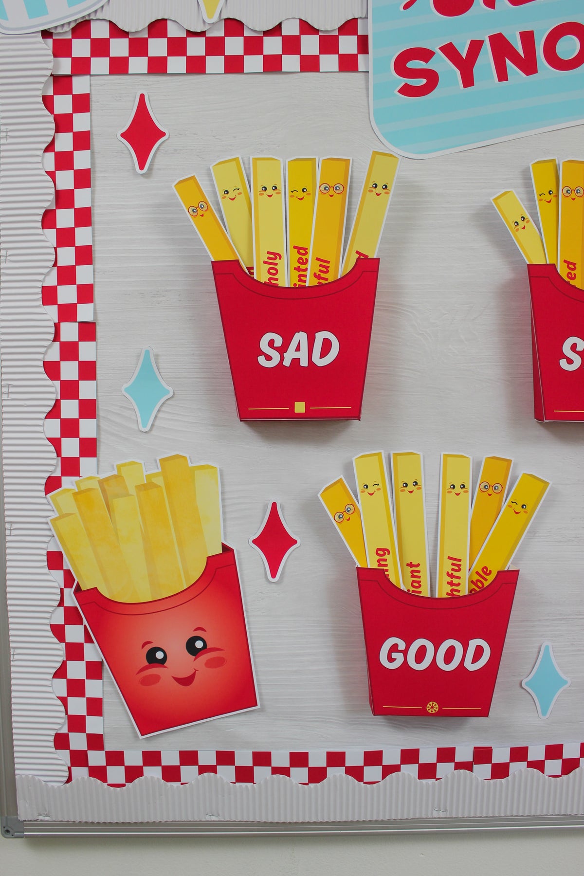 Overused Words Synonym Bulletin Board Kit