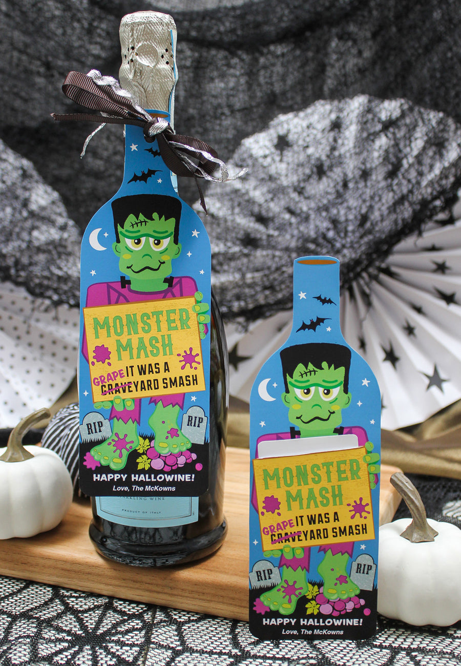 Halloween Wine Tag