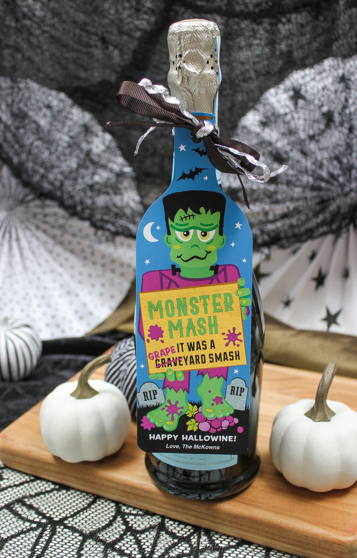 Halloween Wine Tag