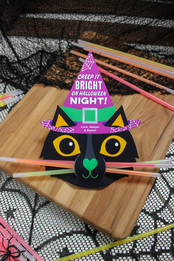 Black Cat Glow Stick Halloween Gift