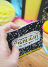 Notebook and Highlighter Gift Card Holder