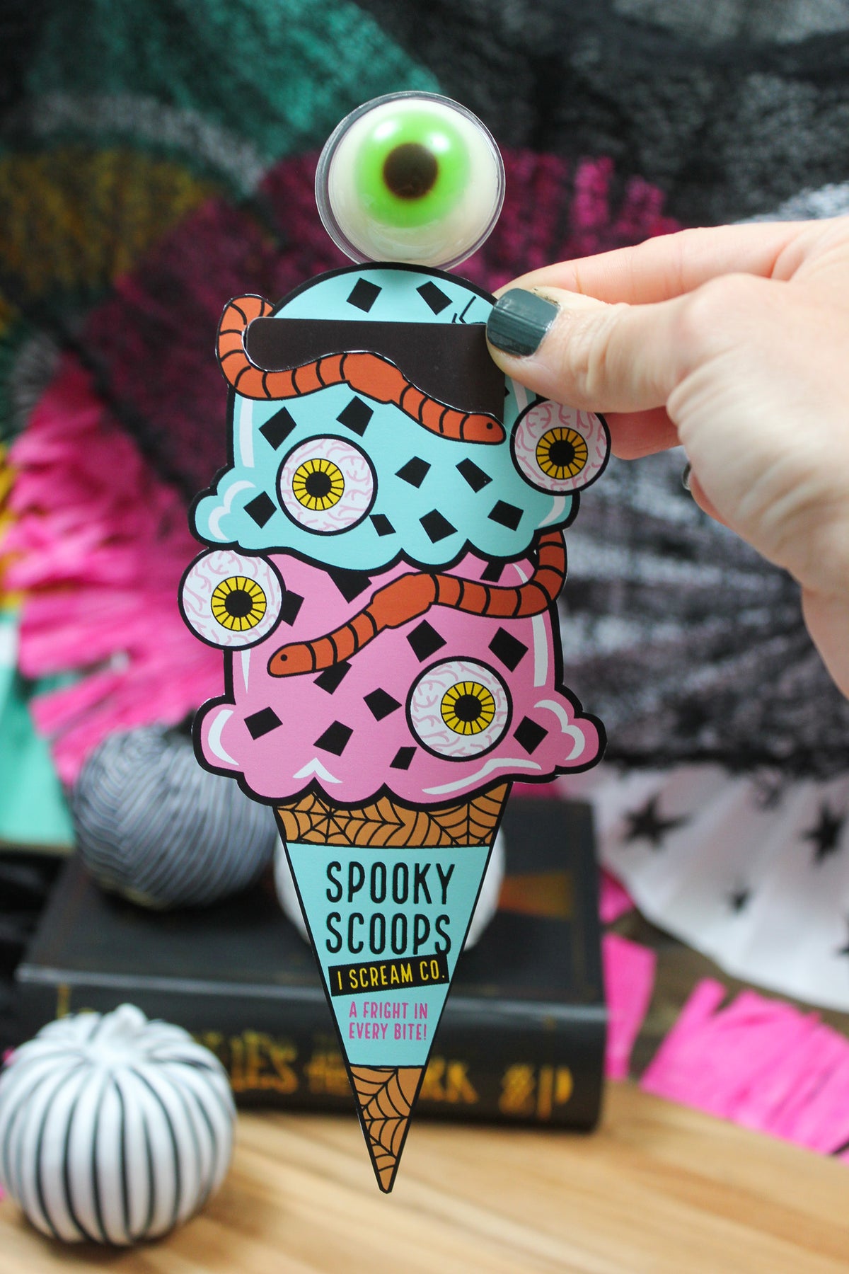 Halloween Ice Cream Gift Card Holder