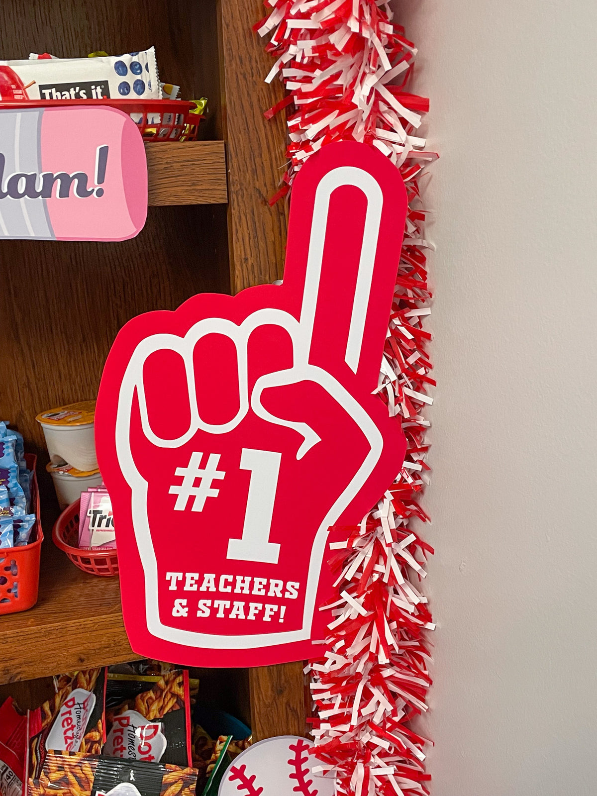 Teacher Appreciation Baseball Concession Stand