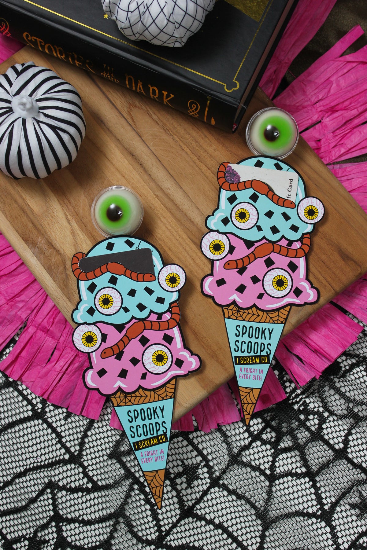 Halloween Ice Cream Gift Card Holder