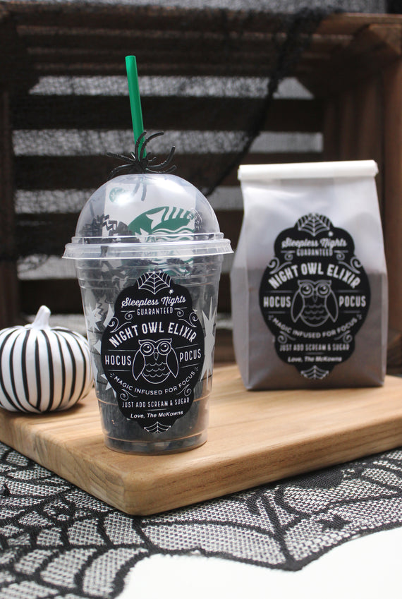 Night Owl Elixir Halloween Coffee Gift