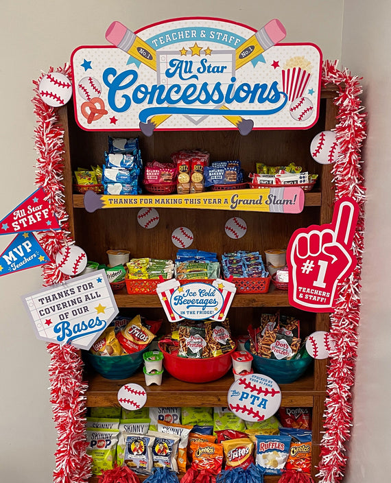 Teacher Appreciation Baseball Concession Stand