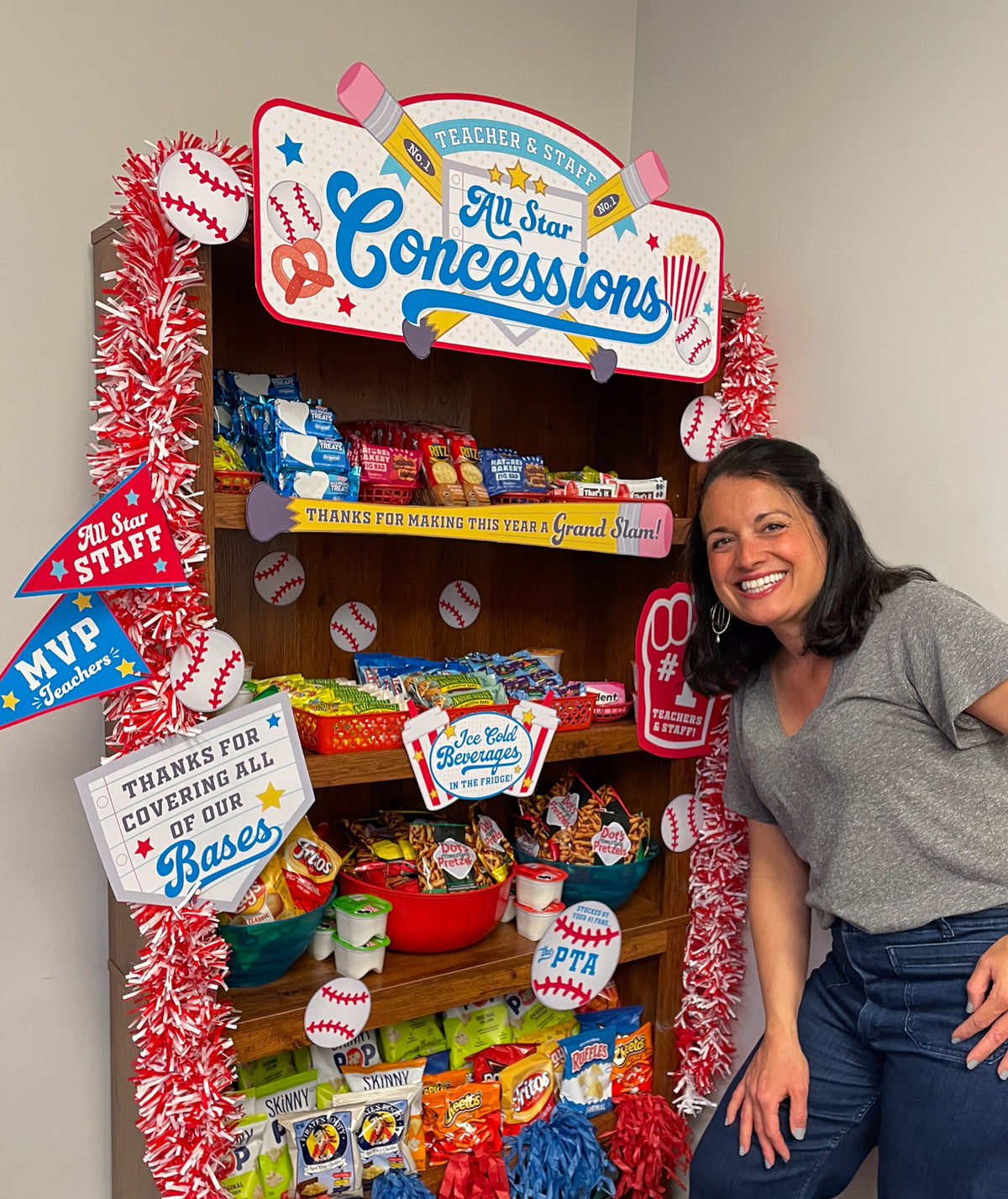 Teacher Appreciation Baseball Concession Stand