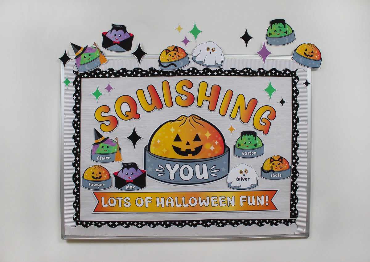 Halloween Squishy Dumpling Bulletin Board