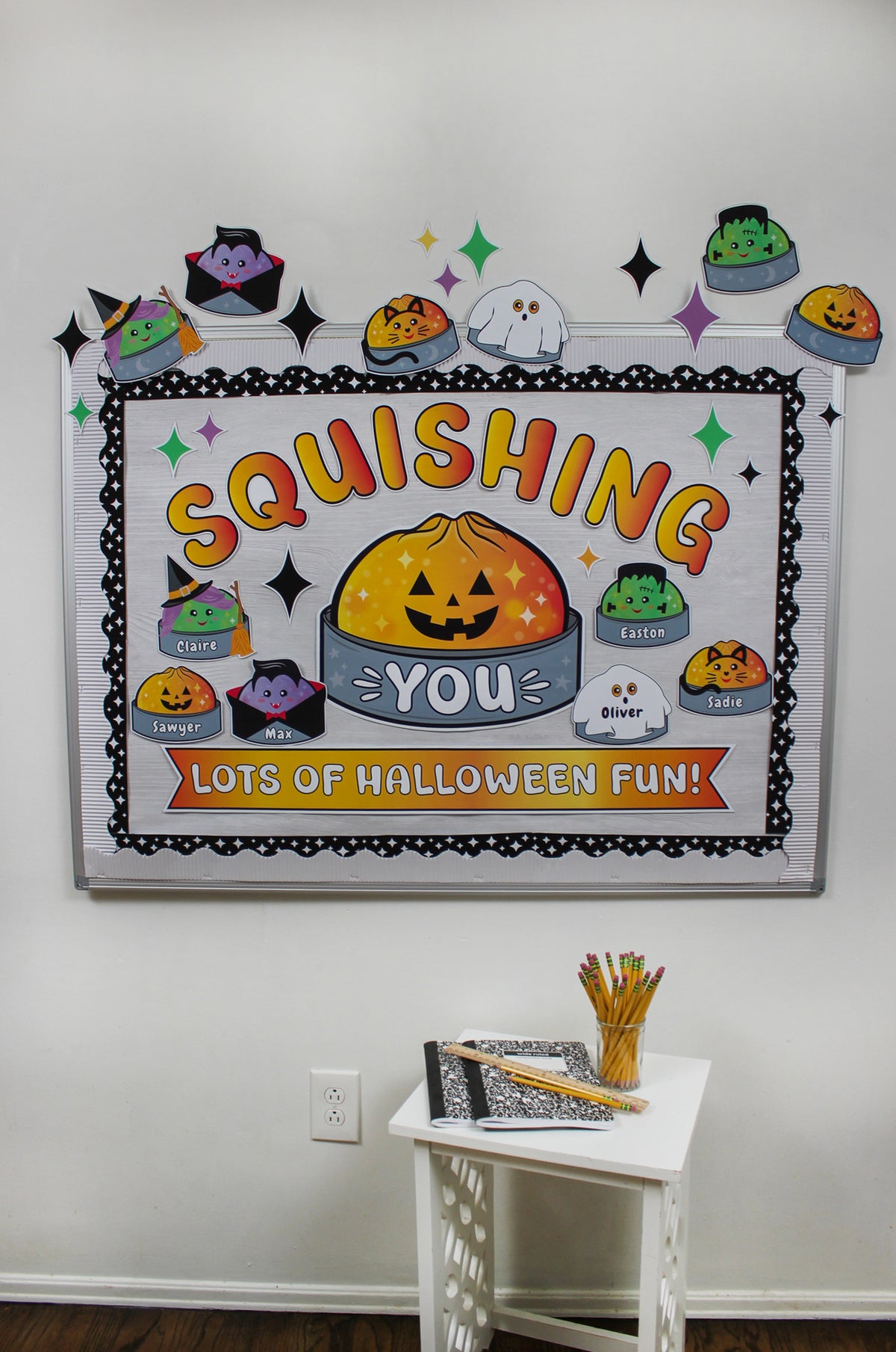 Halloween Squishy Dumpling Bulletin Board