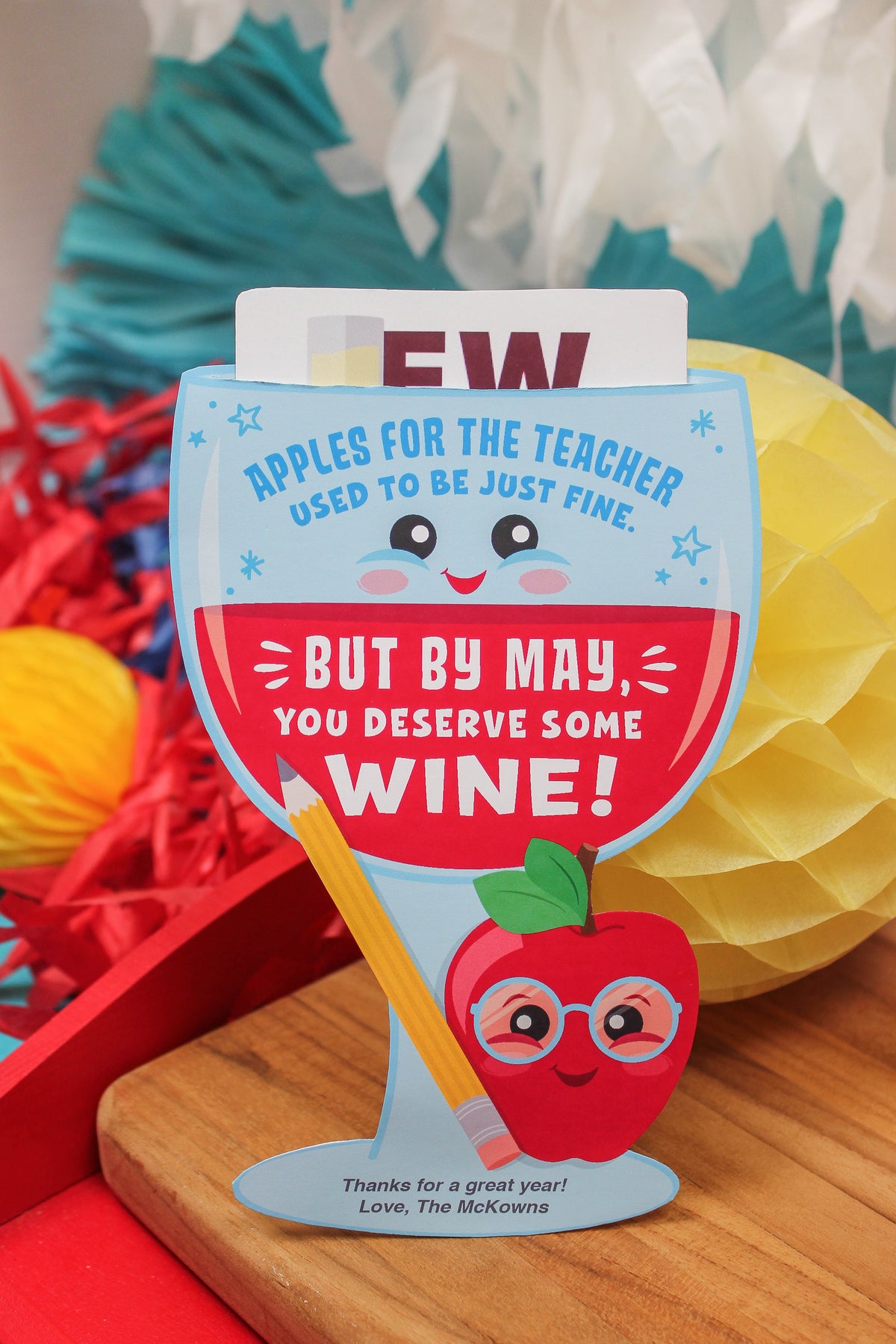 Wine Gift Card Holder