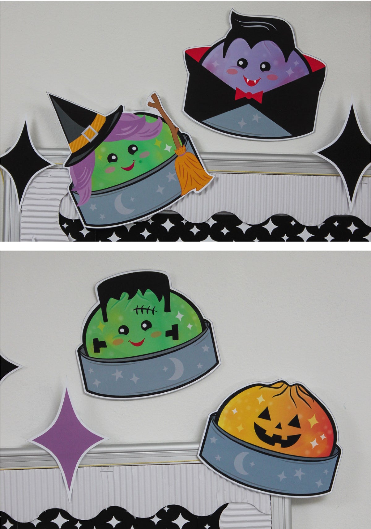 Halloween Squishy Dumpling Bulletin Board
