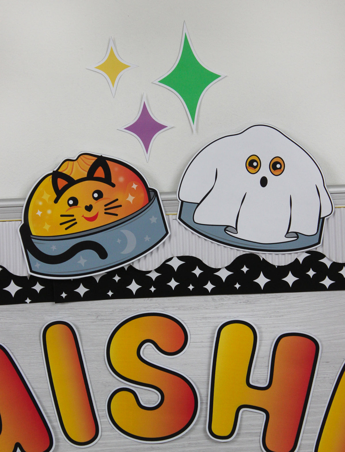 Halloween Squishy Dumpling Bulletin Board
