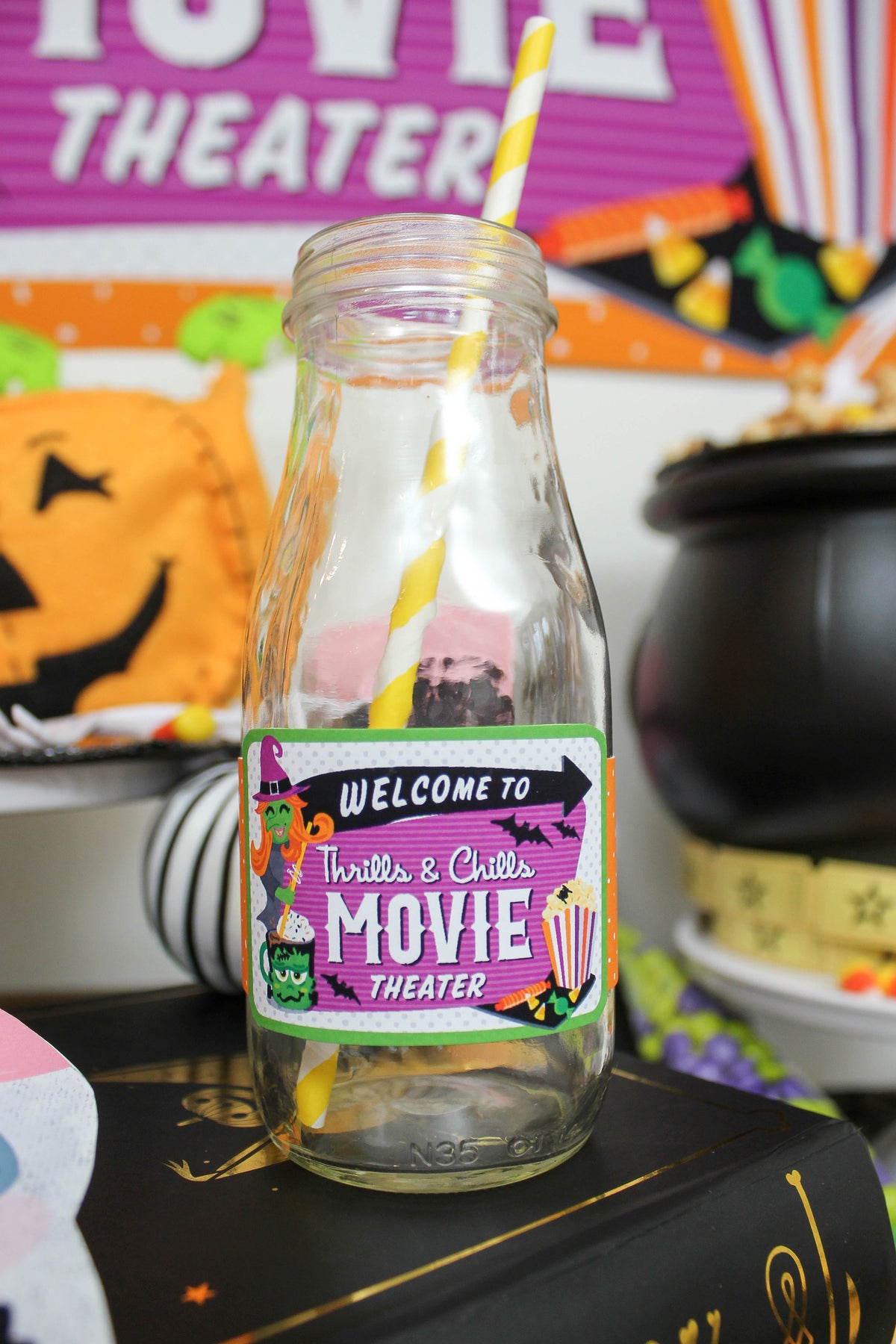 Halloween Movie Night Decor Pack