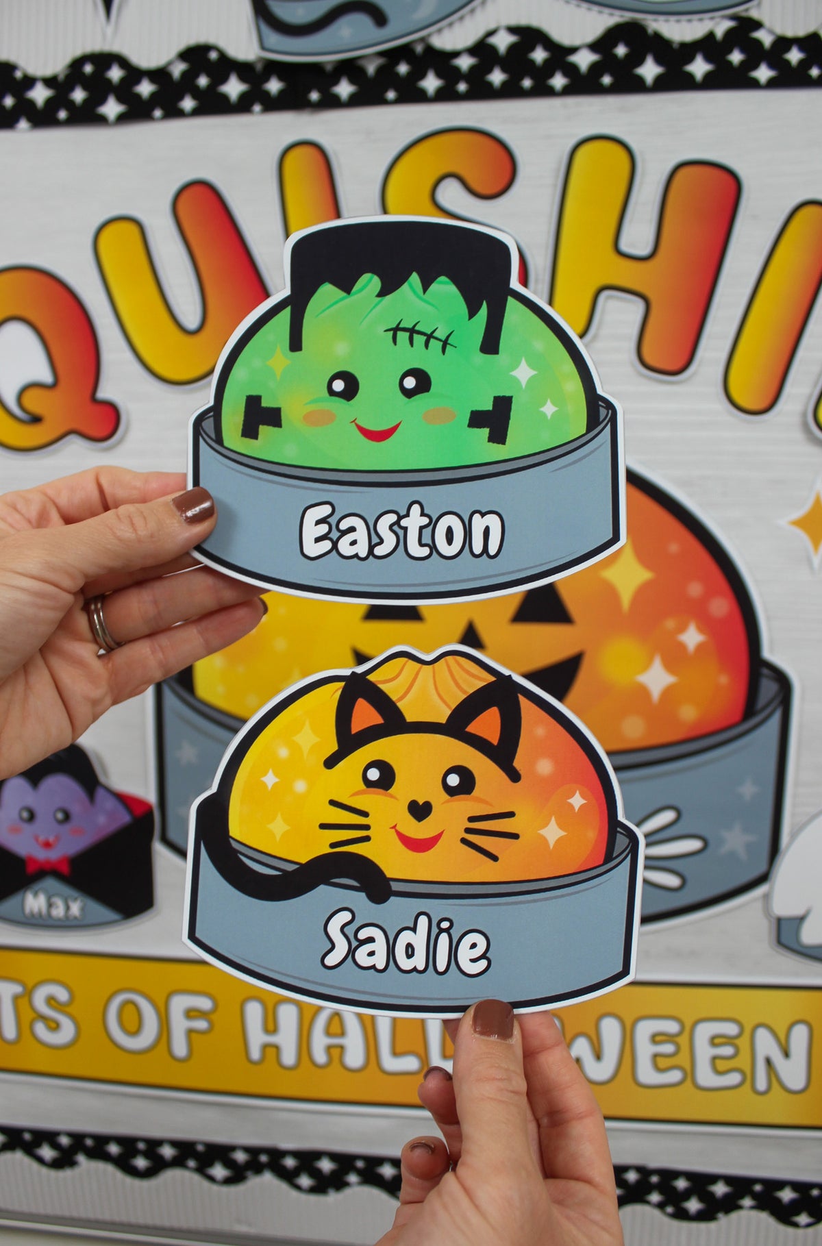 Halloween Squishy Dumpling Bulletin Board