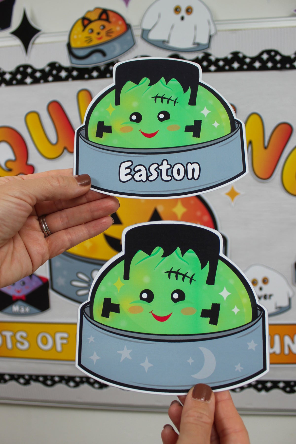 Halloween Squishy Dumpling Bulletin Board