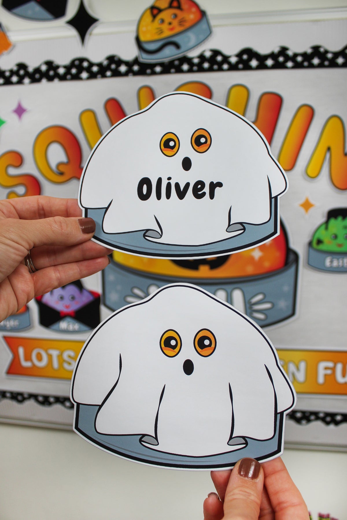 Halloween Squishy Dumpling Bulletin Board