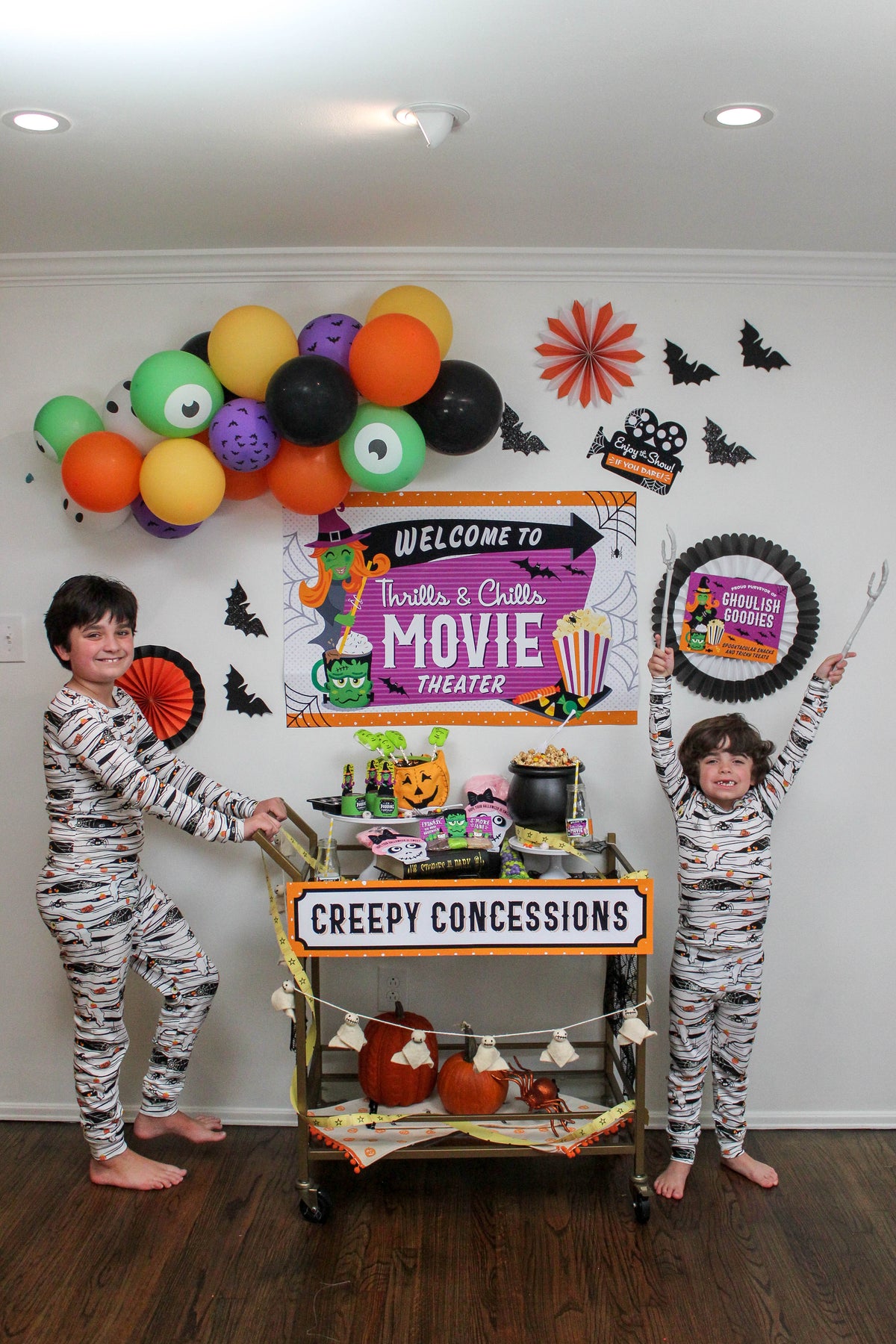 Halloween Movie Night Decor Pack