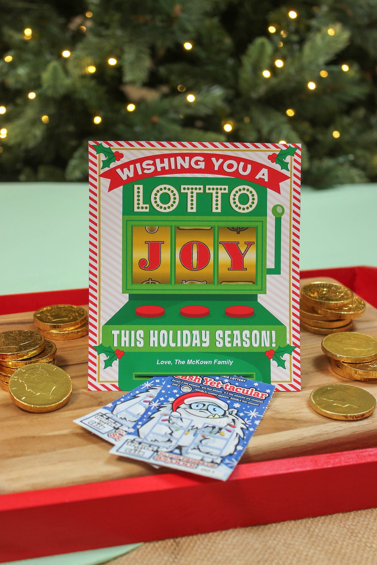 Lottery Ticket Christmas Joy Slot Machine