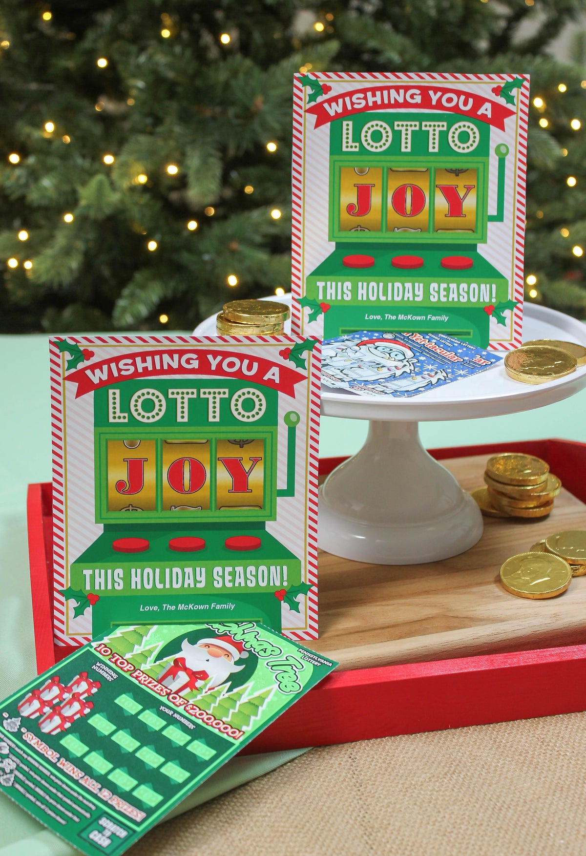 Lottery Ticket Christmas Joy Slot Machine