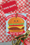 Burger Restaurant Gift Card Holders