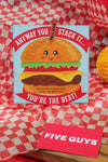 Burger Restaurant Gift Card Holders