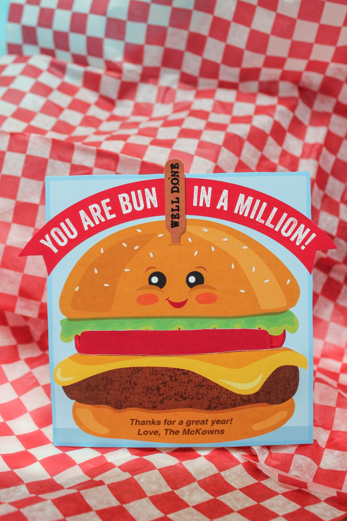 Burger Restaurant Gift Card Holders