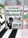 Teacher Appreciation Flower Market Decor Pack