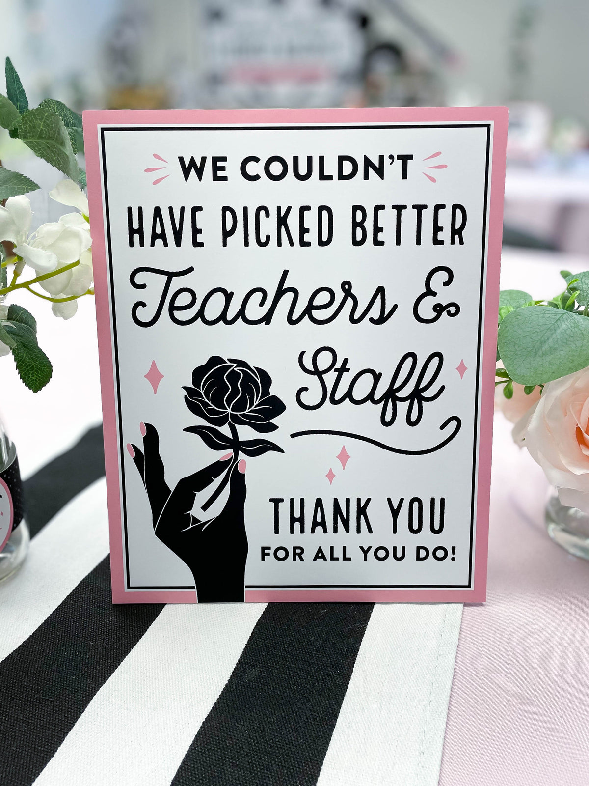 Teacher Appreciation Flower Market Decor Pack