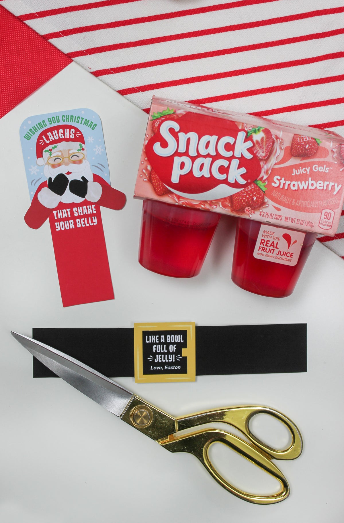 Santa Jello Christmas Treat