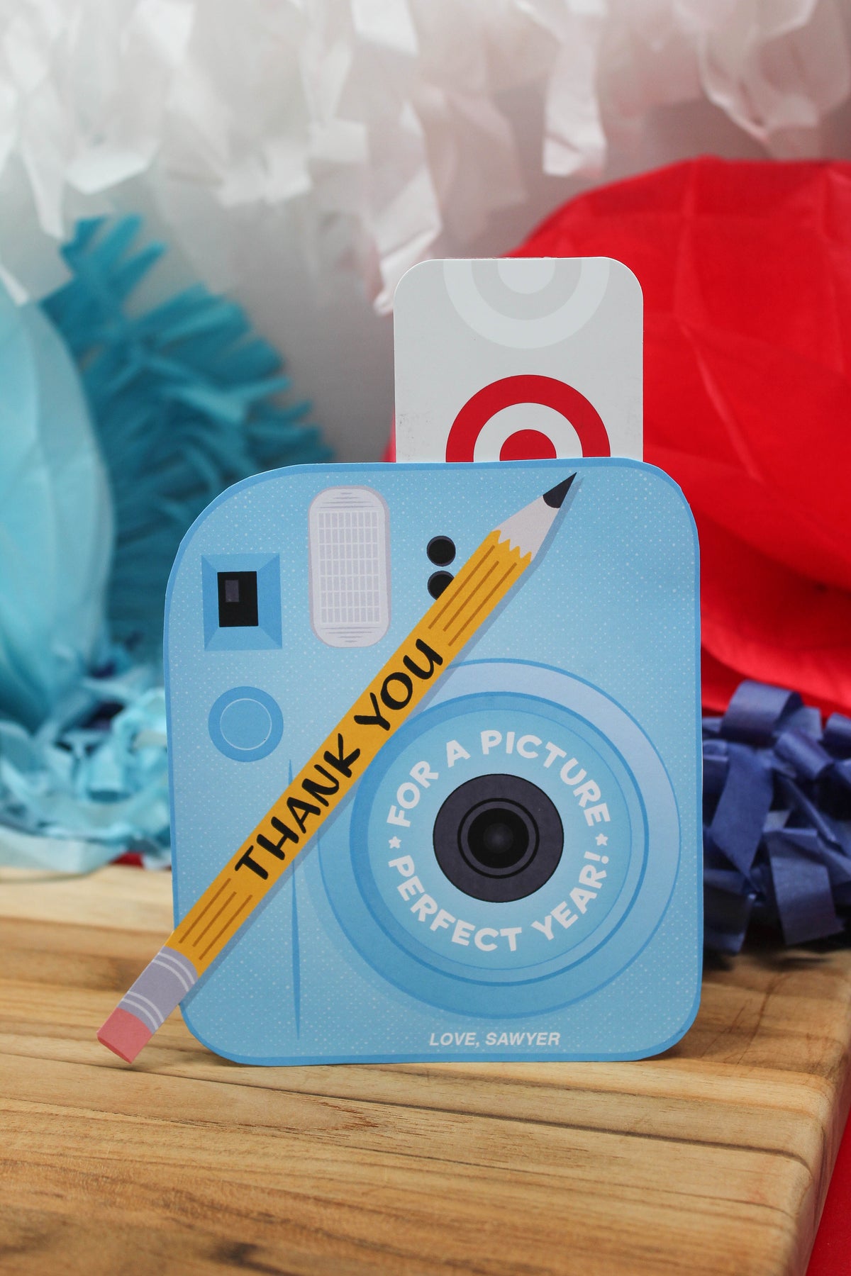 “Picture Perfect Year” Instant Camera Gift Card Holders