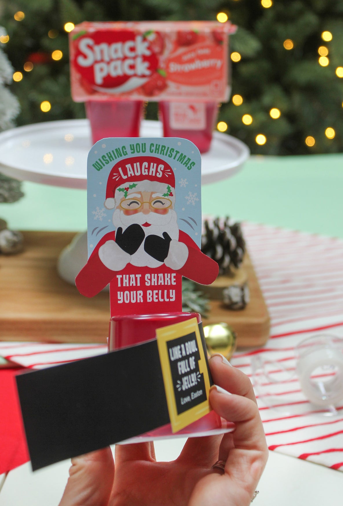 Santa Jello Christmas Treat