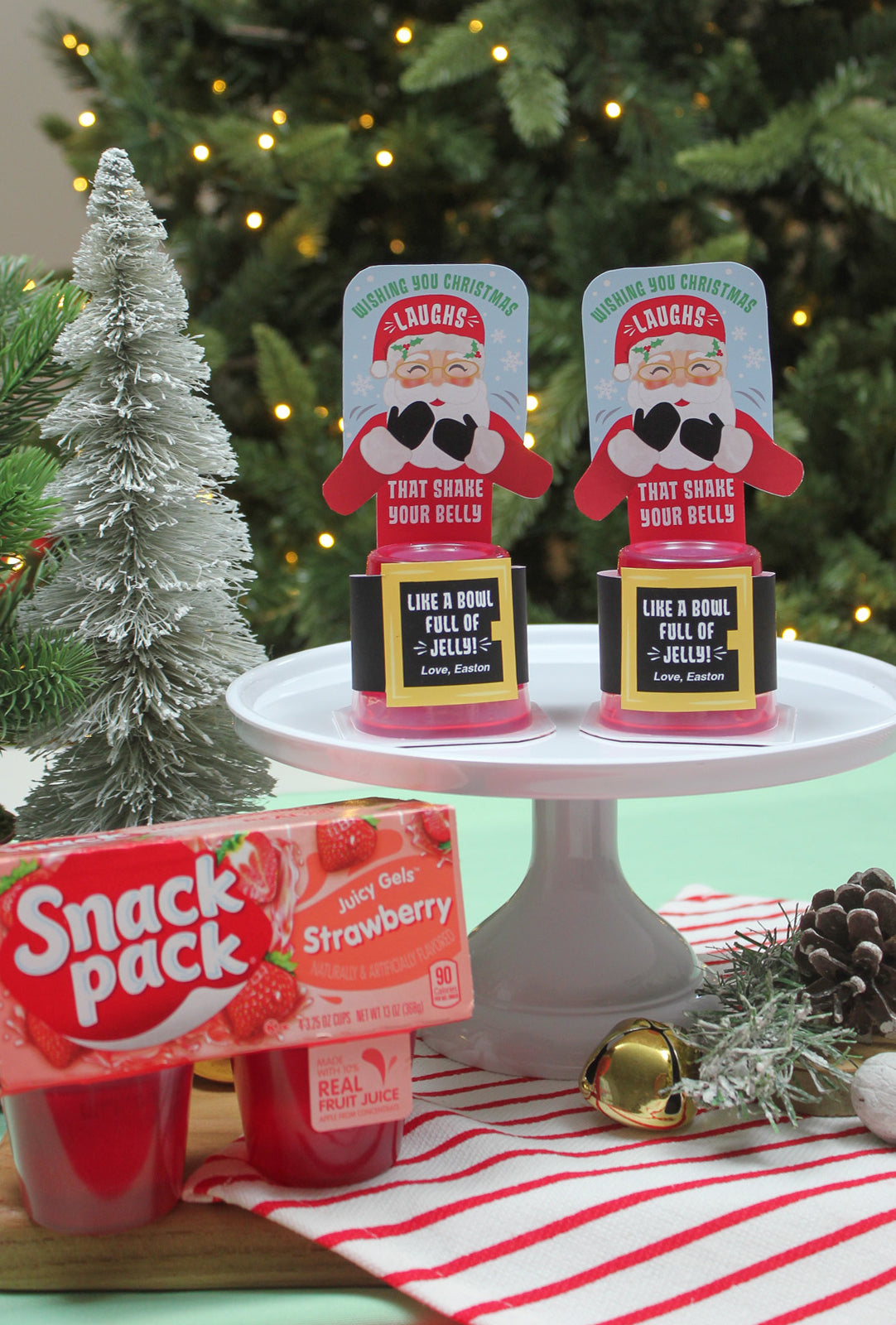 Santa Jello Christmas Treat