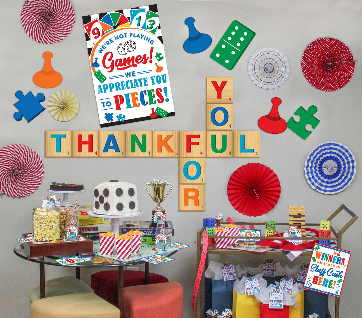 Game Theme Teacher Appreciation Week Decor Pack