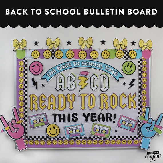 "Ready to Rock This Year" Bulletin Board