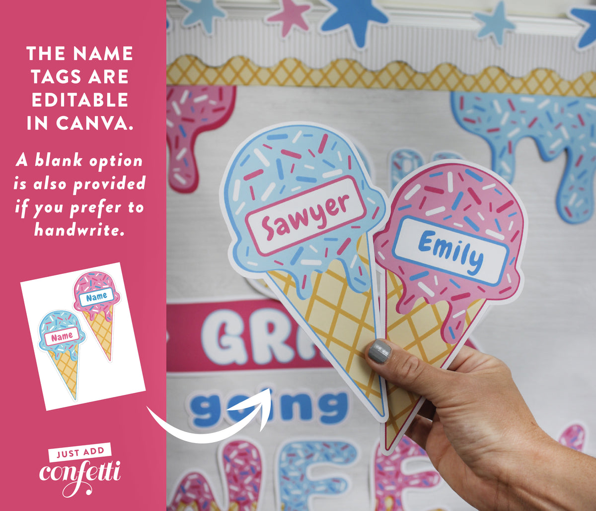 Ice Cream Bulletin Board