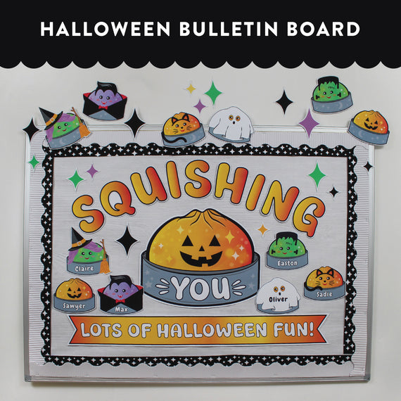 Halloween Squishy Dumpling Bulletin Board