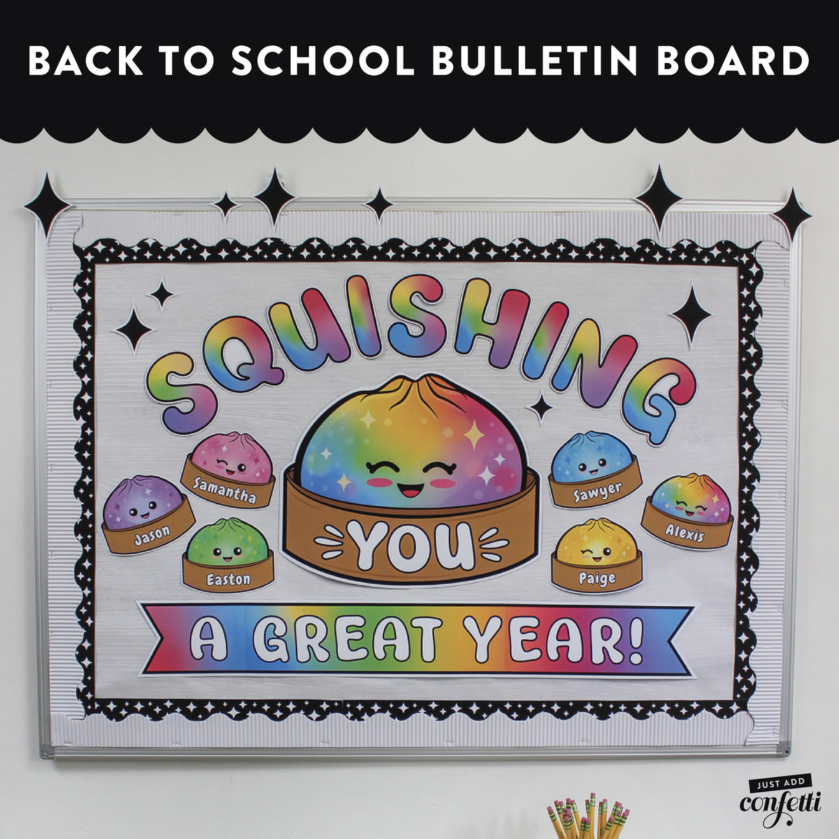 Glitter Dumpling Squishy Bulletin Board