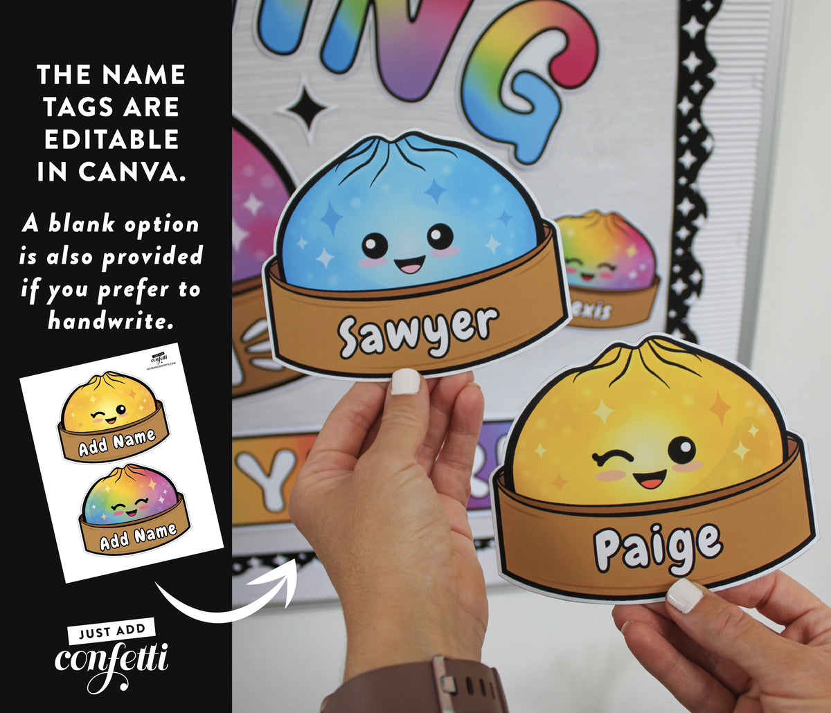 Glitter Dumpling Squishy Bulletin Board